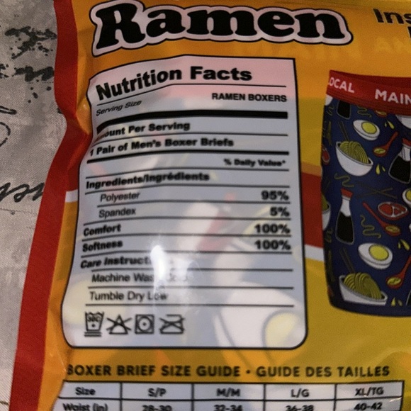 🍜🧡 Ramen Instant Boxers - Picture 5 of 6